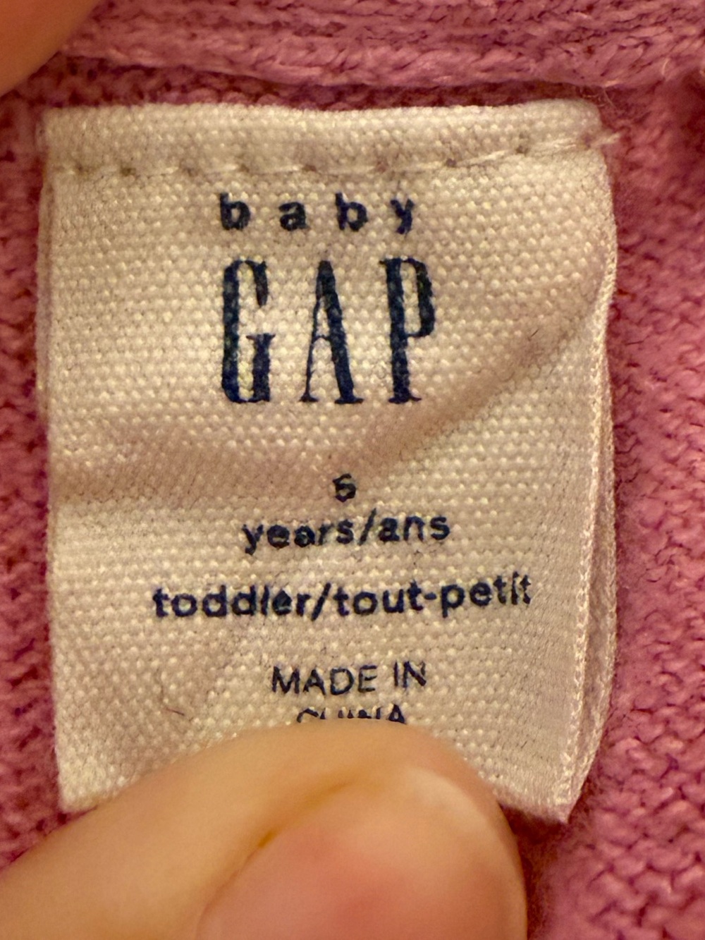 Gap 5T Girls Pink Top Bundle | Floral, Cookie Monster & Knit Cardigan - Picture 3 of 12